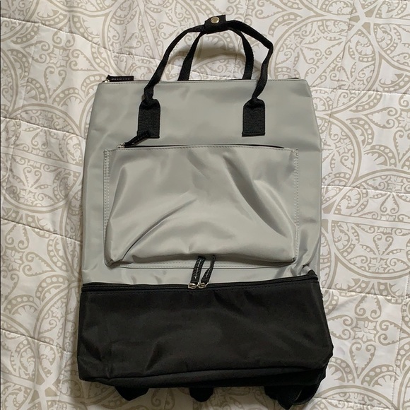 Black Backpack Wseparate Shoe Comp 